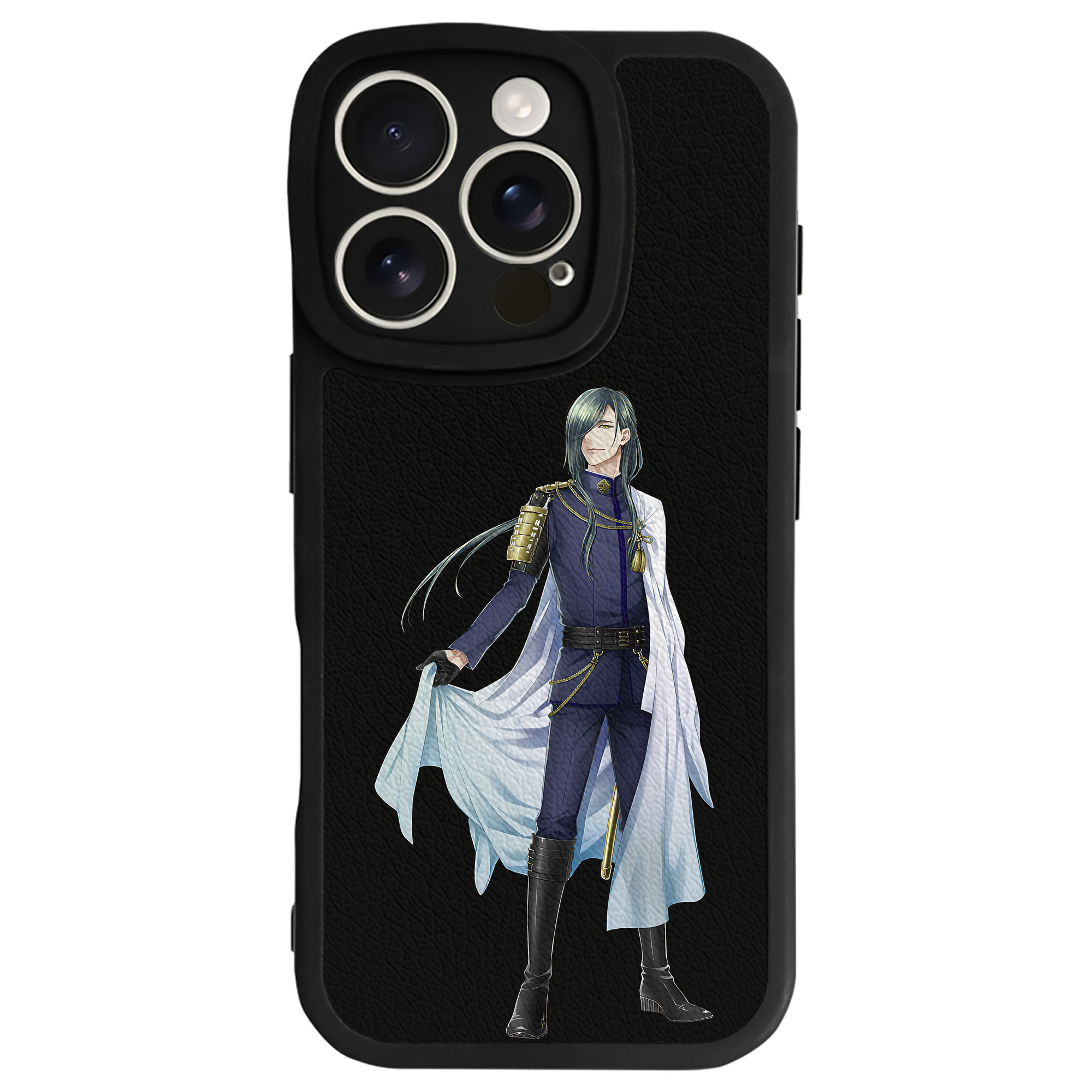 （画像用） 刀剣乱舞 Touken Ranbu 【iPhone 16シリーズ対応】シリコンスマホケース（レザー調） 材質：シリコン
